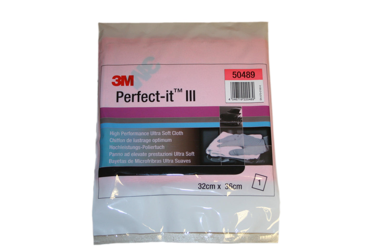 3M Perfect-it III Hochleistungs-Poliertuch rosa, blau oder gelb (1 Stk)
