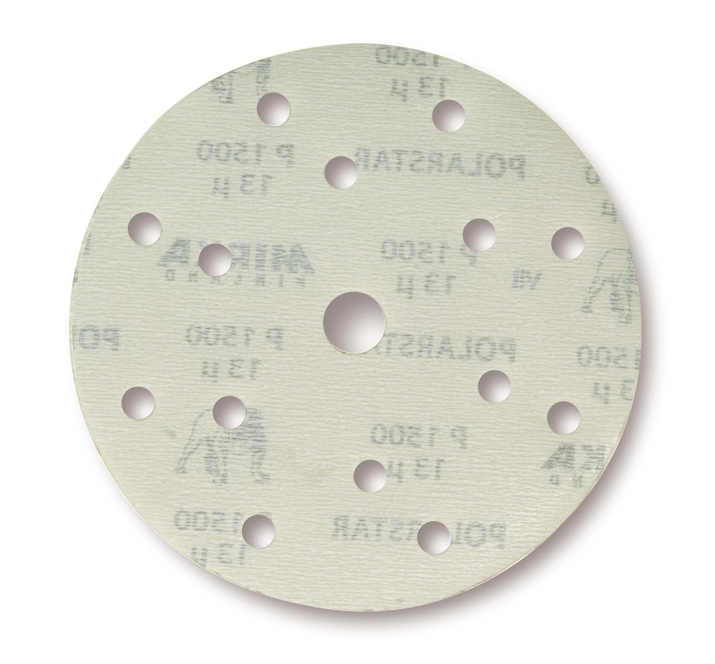 Mirka Polarstar Schleifscheiben Ø 150 mm Grip gelocht P320 bis P1500 (50 Stk)