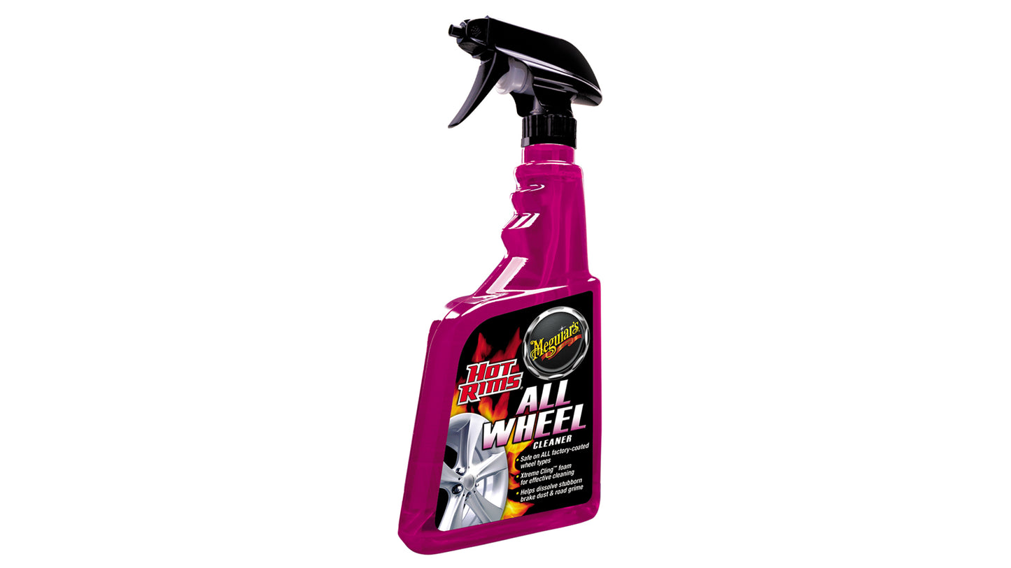 Meguiar's G9524 Hot Rims - All Wheel Cleaner Reiniger für Reifen und Felgen (710ml)