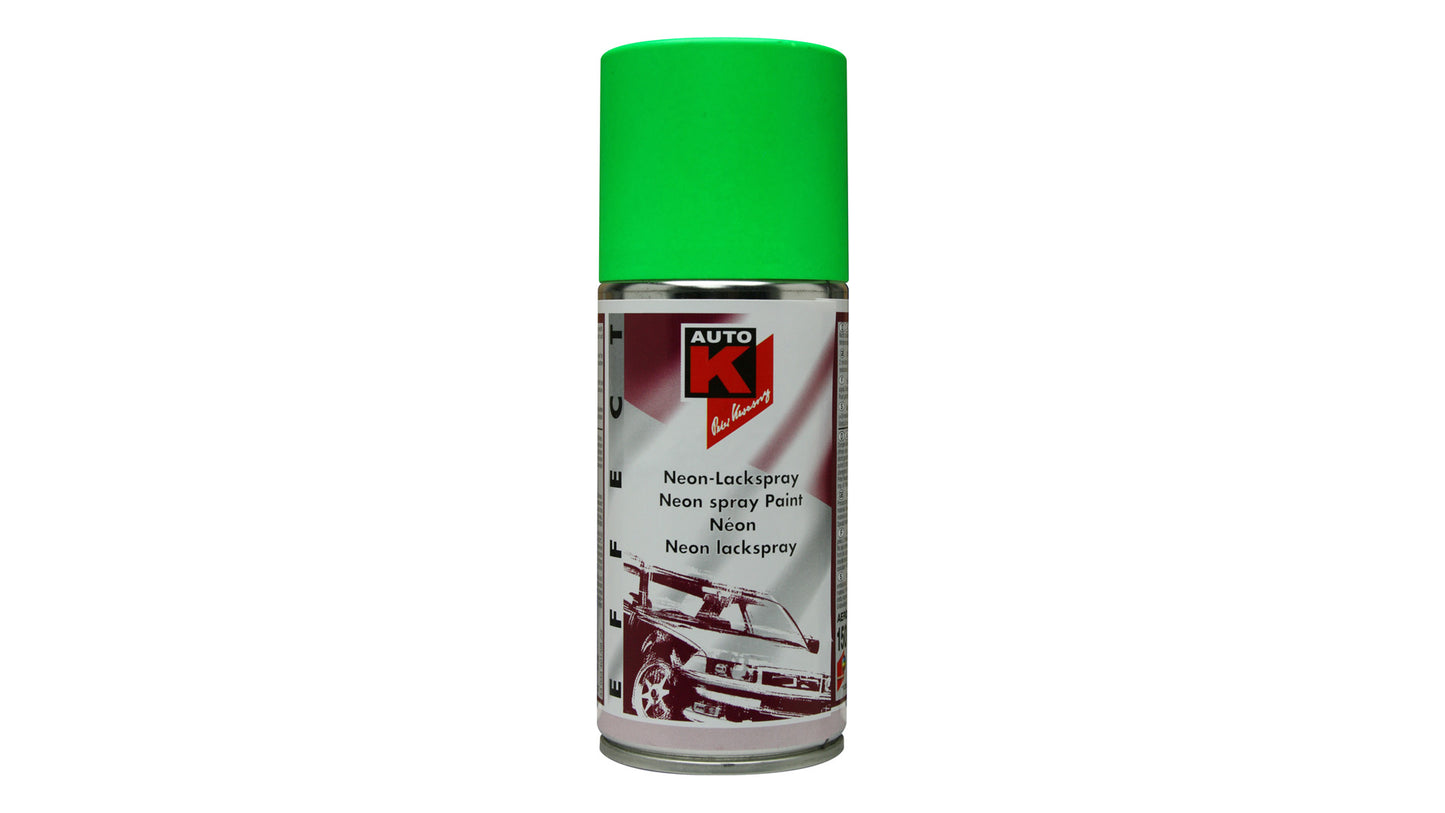 Auto-K Neon Lackspray in Pink, Gelb, Grün, Rot und Orange
