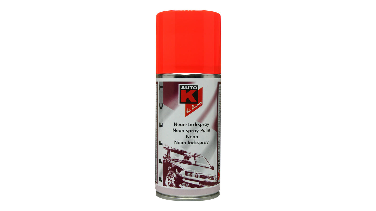 Auto-K Neon Lackspray in Pink, Gelb, Grün, Rot und Orange