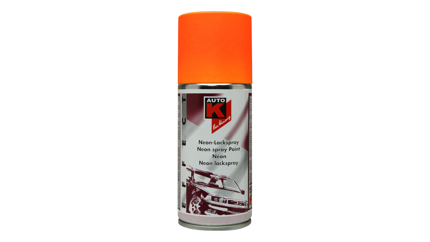 Auto-K Neon Lackspray in Pink, Gelb, Grün, Rot und Orange