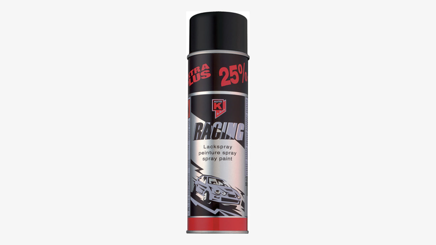 Auto-K Racing Lackspray schwarz matt (500 ml)