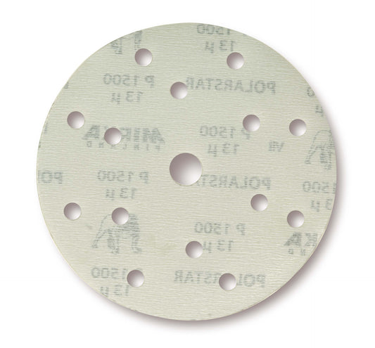 Mirka Polarstar Scheiben Ø 150 mm Grip 15-fach gelocht P1200 (50Stk)