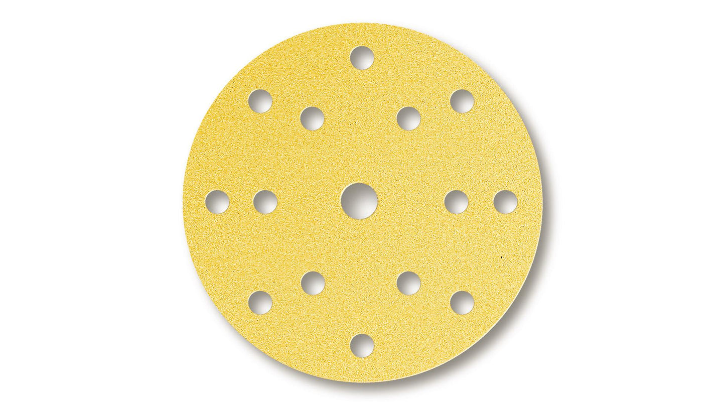 MIRKA GOLD Universalschleifpapier 150mm GRIP 15 L P40 - P180 (10 Stück)
