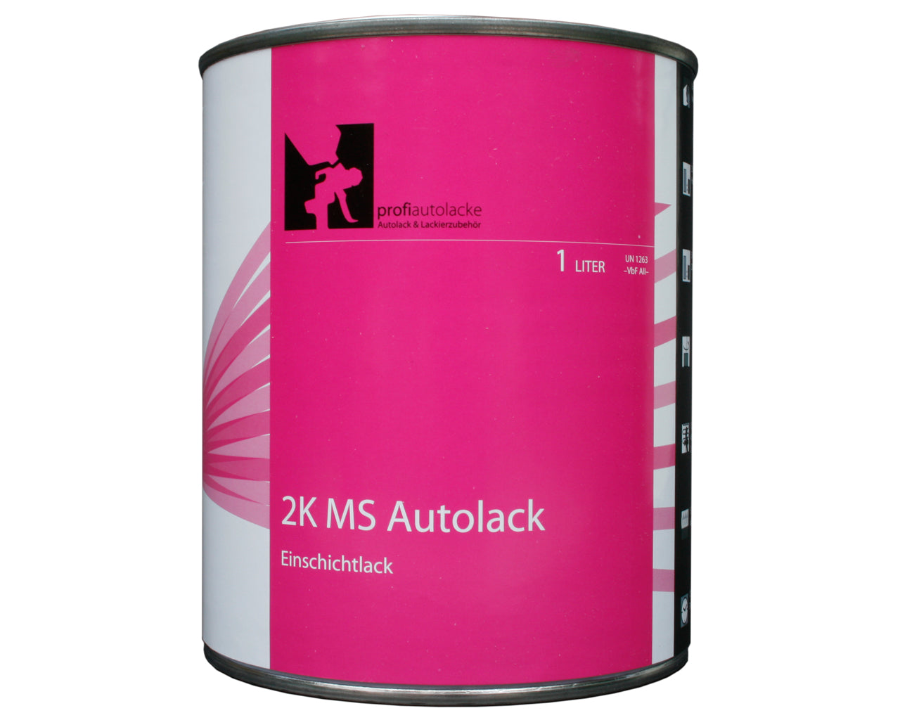 Autolack DAF DB128 Chassis Donkergrijs MATT 2K Einschichtlack (1 Liter, Rückläufer)