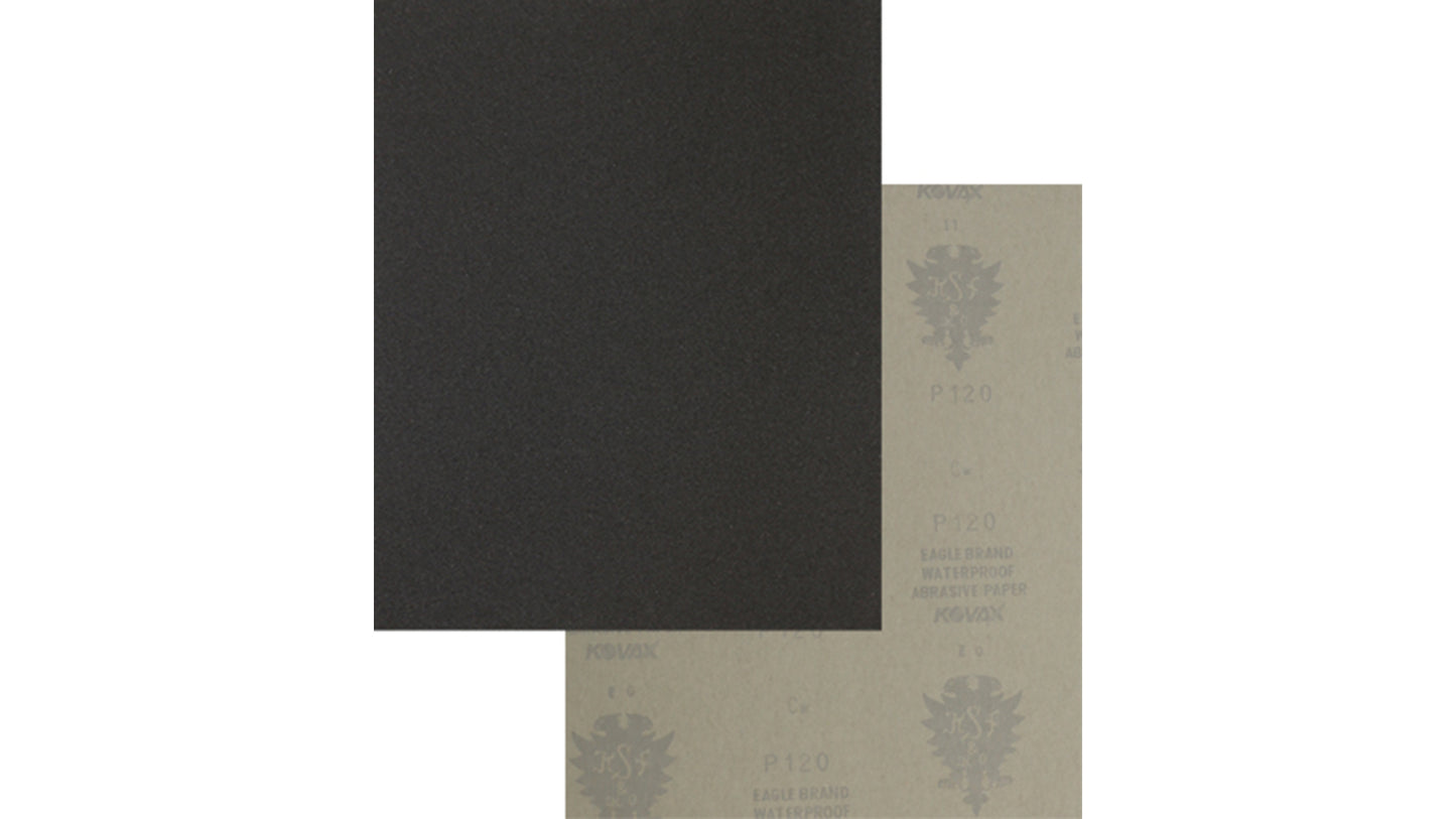 Kovax Schleifbögen wasserfest schwarz Siliziumcarbid 230x280mm