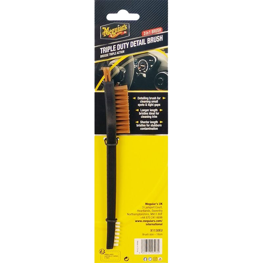 Meguiar's X1130 Triple Duty Car Detailing Bürste (1 Stk)